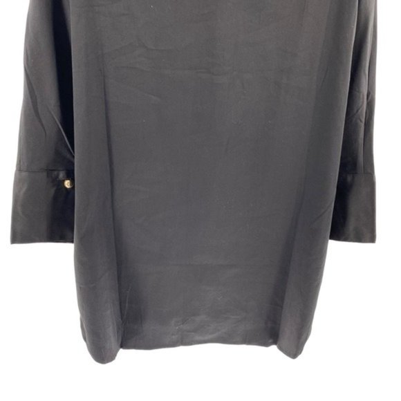 Tuckernuck | NEW Black Willow Three-quarter Sleeve High-low Hem Blouse Size XS - Picture 8 of 11